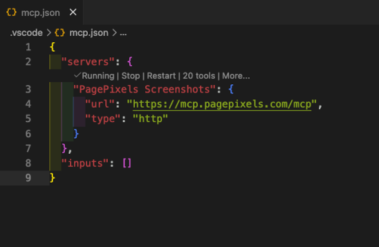 Goose app extension list with PagePixels highlighed